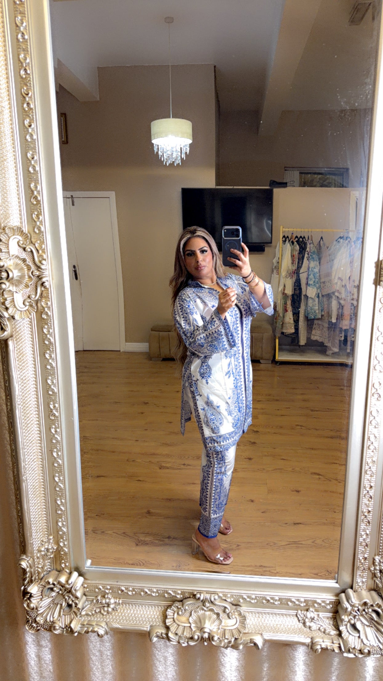 Blue + White 2 Piece
