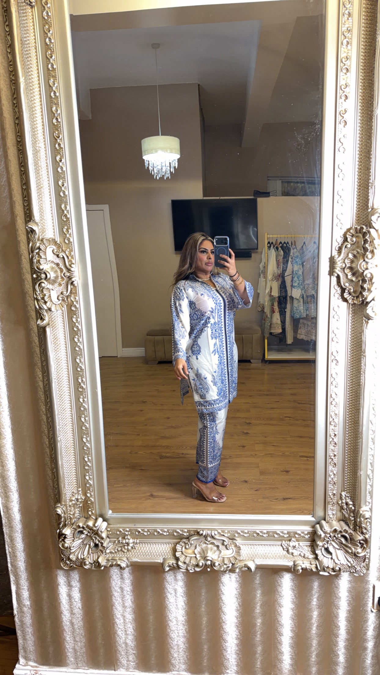 Blue + White 2 Piece